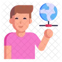 Globale Vernetzung  Symbol
