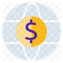 Globale Wahrung Globales Geschaft Internationales Geschaft Icon