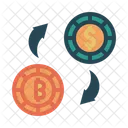 Globale Wahrung Bitcoin Wahrung Global Icon