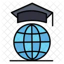 Globaler abschluss  Symbol