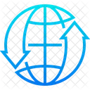 Globaler Austausch  Symbol