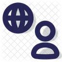 Globaler Benutzer  Symbol