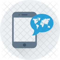 Globaler Chat  Symbol