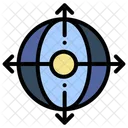 Globaler Datenexport  Symbol