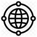 Globaler Mittelpunkt  Symbol