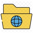 Globaler Ordner Globales Dokument Globales Dokument Icon