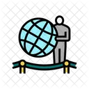 Globaler Planet  Symbol