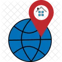 Globaler realer Standort  Symbol