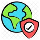 Globaler Schutz  Symbol