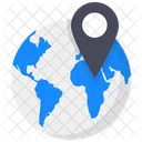 Globaler Standort Globales Positionierungssystem GPS Symbol