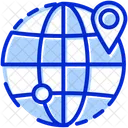 Globaler Standort Global GPS Symbol