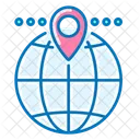 Globaler Standort Lokales SEO Navigator Symbol