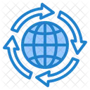 Globaler Transfer  Symbol