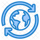 Globaler Transfer  Symbol