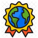 Globales Abzeichen  Symbol