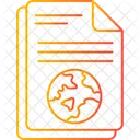 Globaldatei Datei Dokument Icon