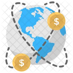 Globales Geld  Symbol