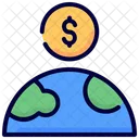 Globales Geld  Symbol