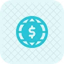 Dollar Globus Icon