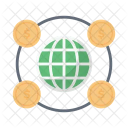 Globales Geld  Symbol