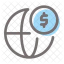 Globales Geld  Symbol