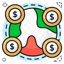 Globales Geld  Icon
