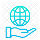 Global Geo Pflege Symbol