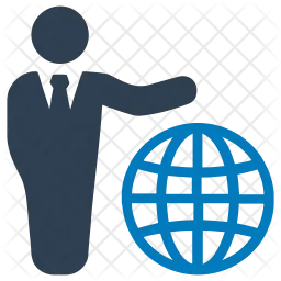 Globales Geschäft  Symbol