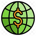 Globales Geschäft  Symbol