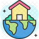 Globales Haus  Symbol