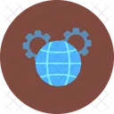 Globus Globaleinstellung Global Symbol