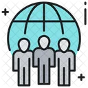 Team Gruppe Zusammenarbeit Symbol