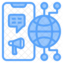 Globales Marktnetzwerk  Symbol