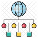 Netzwerk Global Teilen Icon