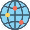 Karte Globus Planet Symbol