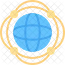 Globales Netzwerk  Symbol