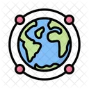 Globales Netzwerk  Symbol