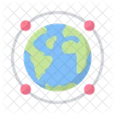 Globales Netzwerk  Symbol