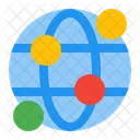 Globales Netzwerk  Symbol