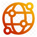 Globales Netzwerk  Symbol