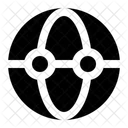 Globales Netzwerk Weltweit Vernetzung Icon