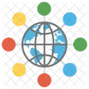 Global Netzwerk Verbindungen Symbol