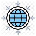 Gitter Globus Netzwerk Symbol