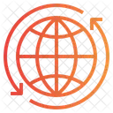 Globales Netzwerk Netzwerk Global Symbol