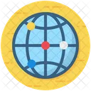 Globales Netzwerk  Symbol