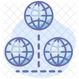 Globales Netzwerk  Symbol