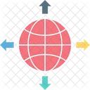 Globales Netzwerk  Symbol