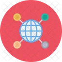 Netzwerk Verbindung Global Icon