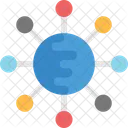 Global Netzwerk Verbindungen Symbol