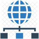 Globales Netzwerk  Symbol